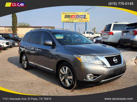 2015 Nissan Pathfinder for sale at Escar Auto in El Paso TX