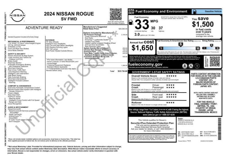 2024 Nissan Rogue SV