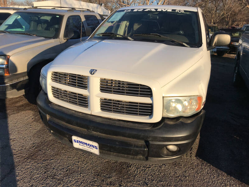 2004 Dodge Ram 1500 for sale at Simmons Auto Sales in Denison TX