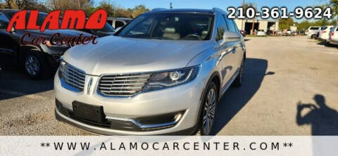 2016 Lincoln MKX for sale at Alamo Car Center in San Antonio TX