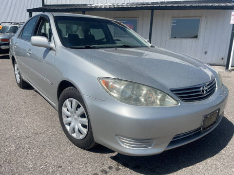 2006 Toyota Camry for sale at BELOW BOOK AUTO SALES in Idaho Falls ID