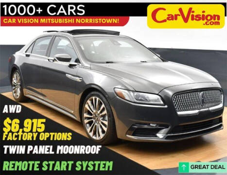 2017 Lincoln Continental for sale at Car Vision Buying Center in Norristown PA