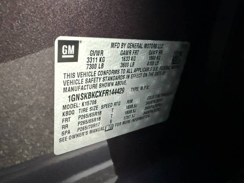 2015 Chevrolet Tahoe LT