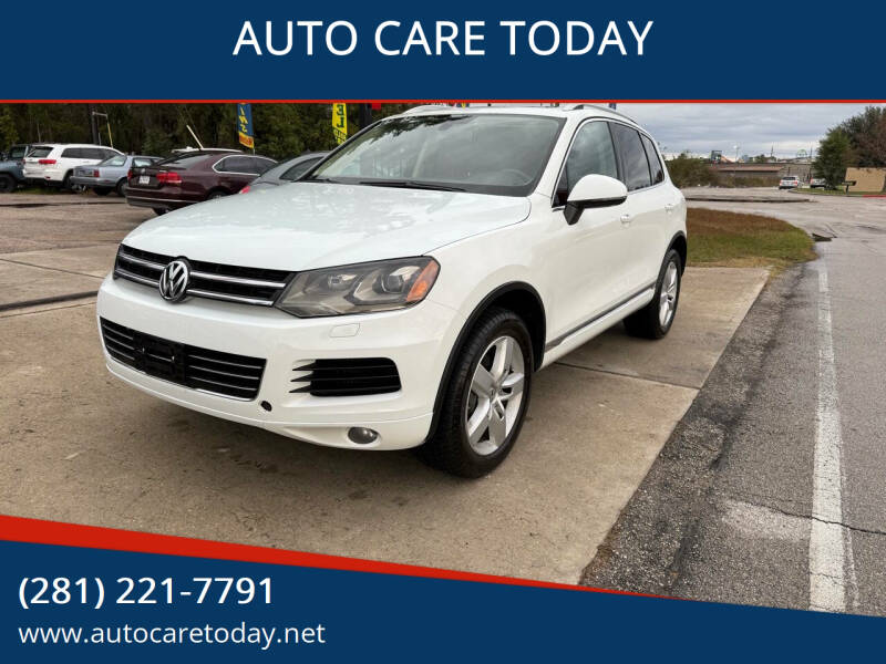 2013 Volkswagen Touareg for sale at AUTO CARE TODAY in Spring TX