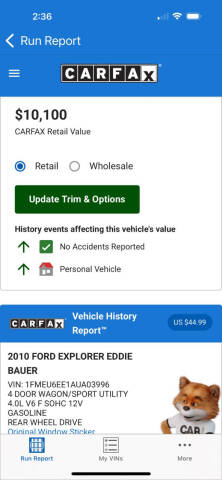 2010 Ford Explorer Eddie Bauer