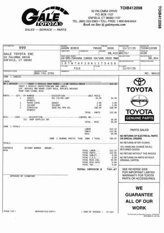 2019 GMC Savana 2500