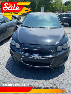 2012 Chevrolet Sonic for sale at LAKE CITY AUTO SALES - Jonesboro in Morrow GA