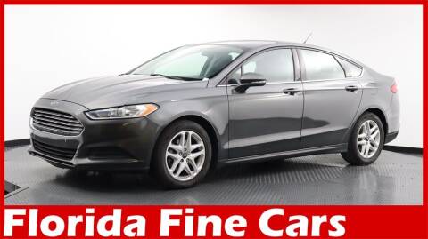 2015 Ford Fusion for sale at Florida Fine Cars - West Palm Beach in West Palm Beach FL