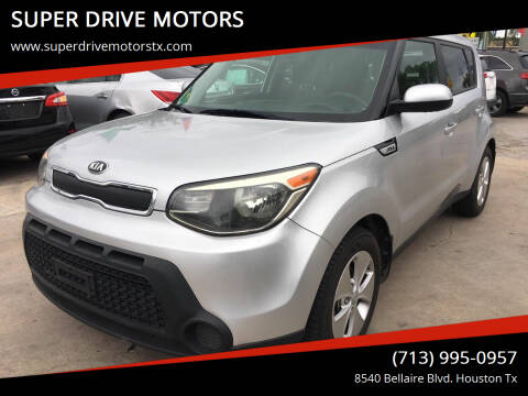 2015 Kia Soul for sale at SUPER DRIVE MOTORS in Houston TX