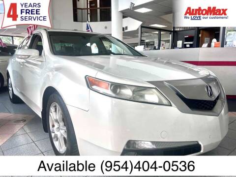2011 Acura TL for sale at Auto Max in Hollywood FL