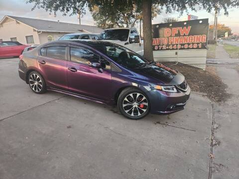 2013 Honda Civic for sale at Bad Credit Call Fadi in Dallas TX