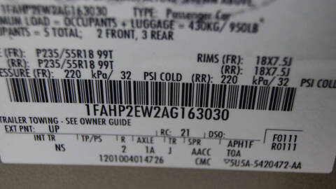 2010 Ford Taurus SEL