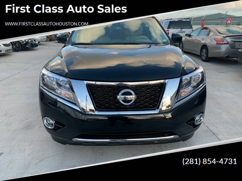 2015 Nissan Pathfinder for sale at First Class Auto Sales in Sugar Land TX