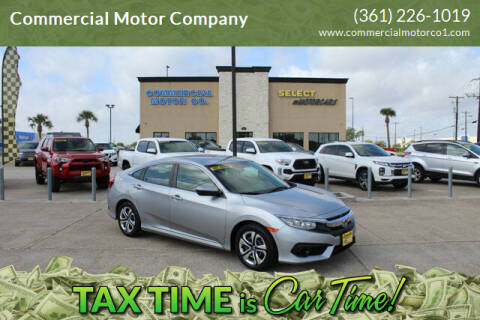 2018 Honda Civic for sale at Commercial Motor Company in Aransas Pass TX