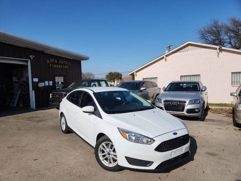 2018 Ford Focus for sale at DFW AUTO FINANCING LLC in Dallas TX