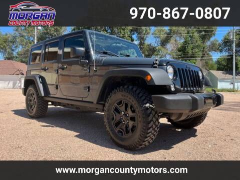2017 Jeep Wrangler Unlimited for sale at Morgan County Motors in Yuma CO
