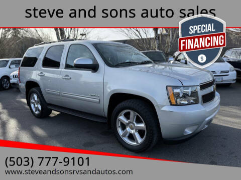 2010 Chevrolet Tahoe for sale at steve and sons auto sales in Happy Valley OR
