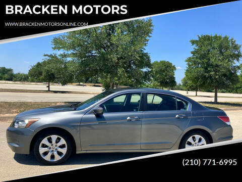 2010 Honda Accord for sale at BRACKEN MOTORS in San Antonio TX