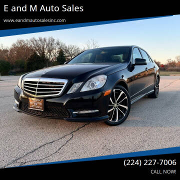 2012 Mercedes-Benz E-Class for sale at E and M Auto Sales in Elgin IL
