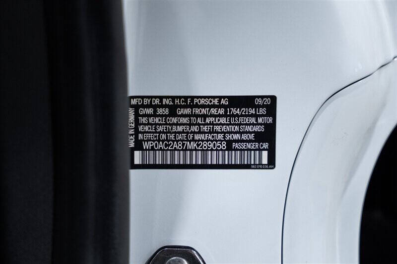 2021 Porsche 718 Cayman GT4