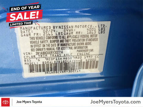 2024 Nissan Sentra SV