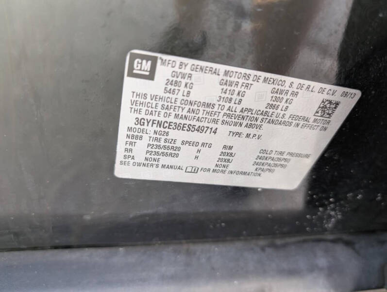 2014 Cadillac SRX Performance Collection