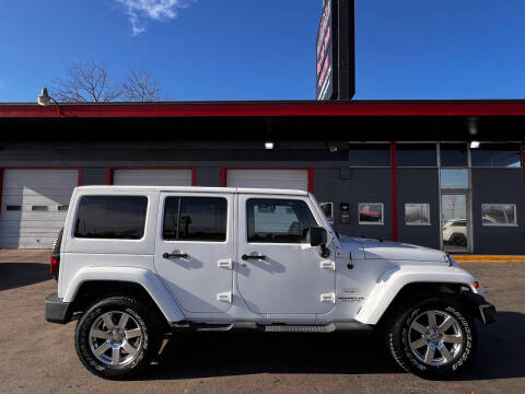 2013 Jeep Wrangler Unlimited for sale at AUTOPLEX OF MILWAUKEE in Milwaukee WI