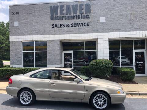 2002 Volvo C70 for sale at Weaver Motorsports Inc in Cary NC