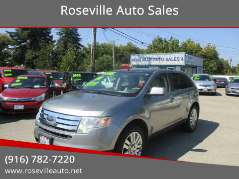 2008 Ford Edge for sale at Roseville Auto Sales in Roseville CA