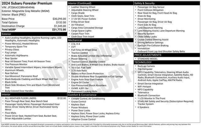 2024 Subaru Forester Premium