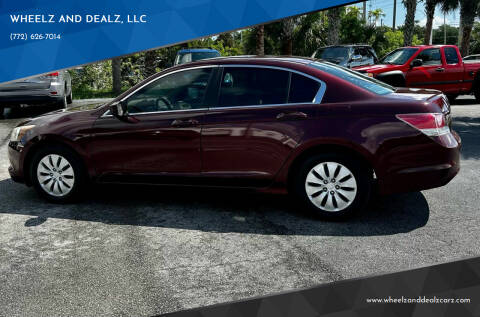 2008 Honda Accord for sale at WHEELZ AND DEALZ, LLC in Fort Pierce FL