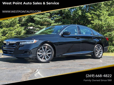 2022 Honda Accord for sale at West Point Auto Sales & Service in Mattawan MI