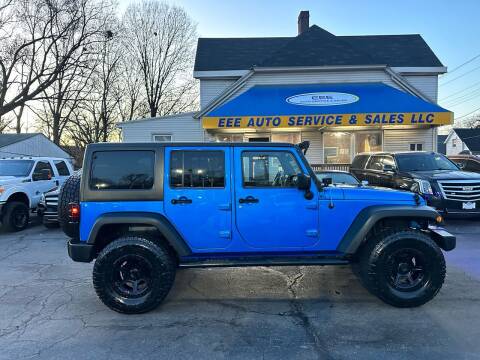 2015 Jeep Wrangler Unlimited for sale at EEE AUTO SERVICES AND SALES LLC in Cincinnati OH