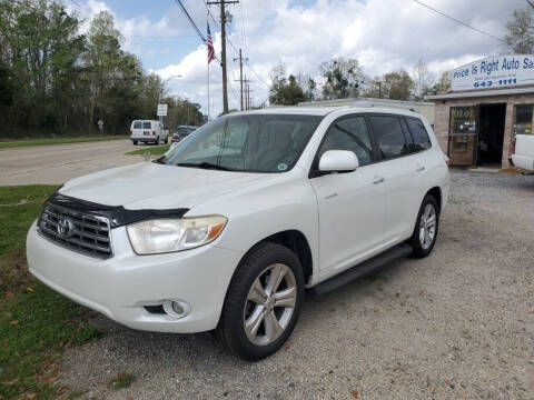 2008 Toyota Highlander for sale at Price Is Right Auto Sales in Slidell LA
