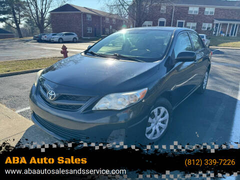 2011 Toyota Corolla for sale at ABA Auto Sales in Bloomington IN