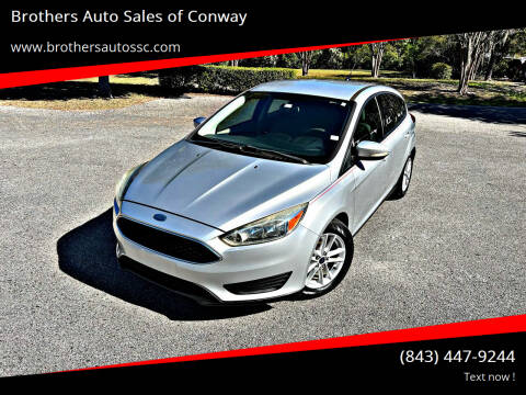2015 Ford Focus for sale at Brothers Auto Sales of Conway in Conway SC