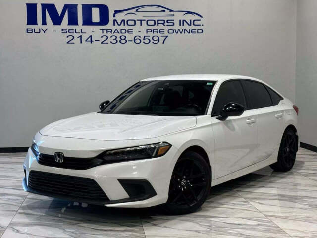 2022 Honda Civic for sale at IMD MOTORS, INC in Dallas, TX