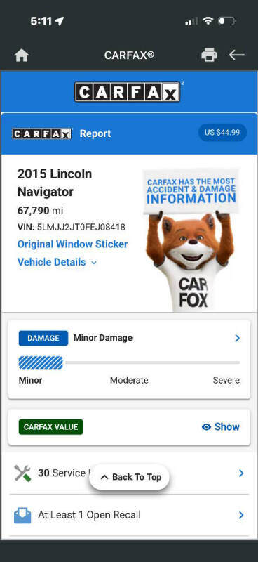 2015 Lincoln Navigator