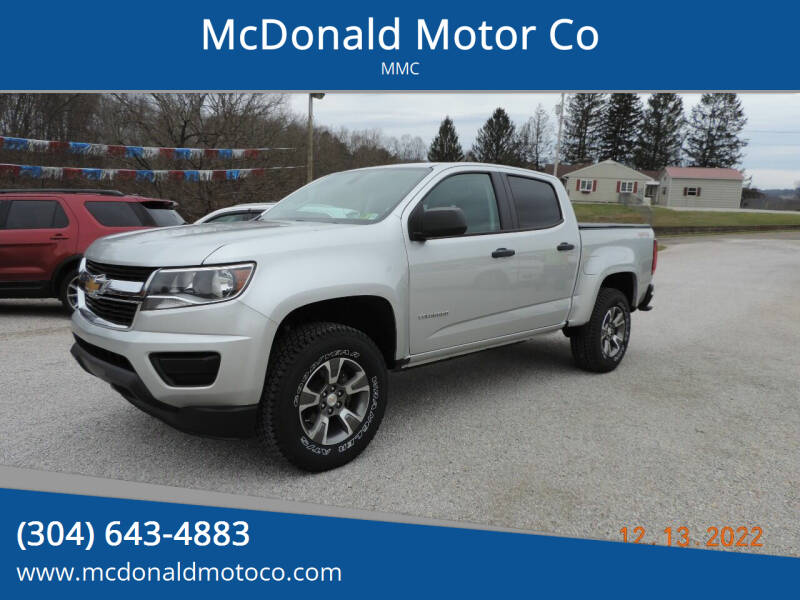 2018 Chevrolet Colorado for sale at McDonald Motor Co in Harrisville WV