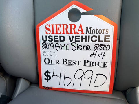 2019 GMC Sierra 2500HD