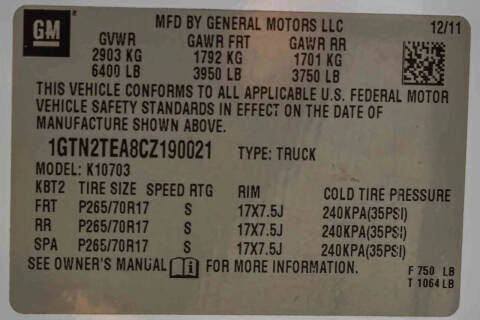 2012 GMC Sierra 1500