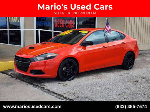 2016 Dodge Dart for sale at Mario's Used Cars in Houston TX