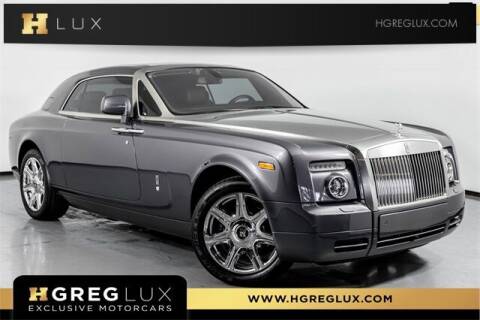 2010 Rolls-Royce Phantom Coupe for sale at HGREG LUX EXCLUSIVE MOTORCARS in Pompano Beach FL