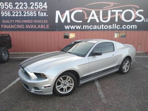 2013 Ford Mustang for sale at MC Autos LLC in Pharr TX