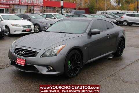 2014 Infiniti Q60 Coupe for sale at Your Choice Autos - Waukegan in Waukegan IL