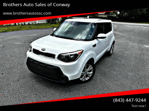 2015 Kia Soul for sale at Brothers Auto Sales of Conway in Conway SC