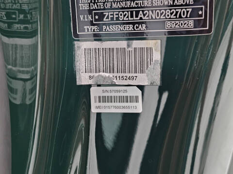 2022 Ferrari F8 Tributo