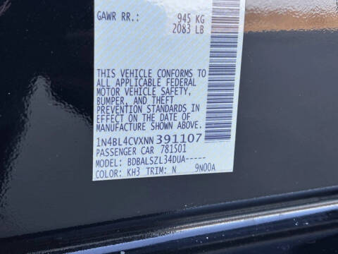 2022 Nissan Altima 2.5 SR