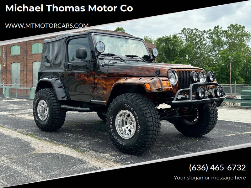 2005 Jeep Wrangler for sale at Michael Thomas Motor Co in Saint Charles MO