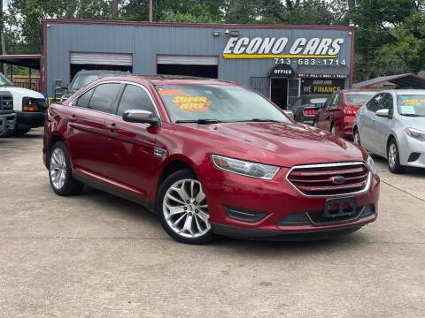 2018 Ford Taurus for sale at Econo Cars in Houston TX